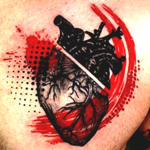 Trash Polka Tattoo Style