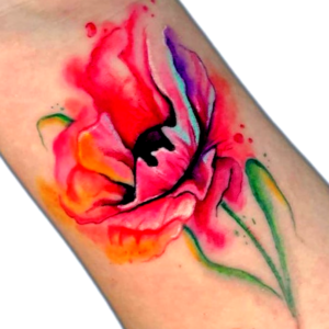 Watercolour Tattoo Style